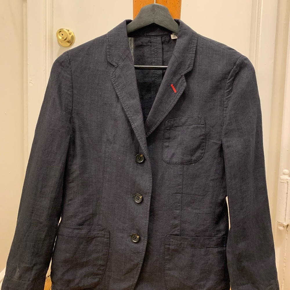 Unlined Ines de la Fressange X Uniqlo Linen Blazer